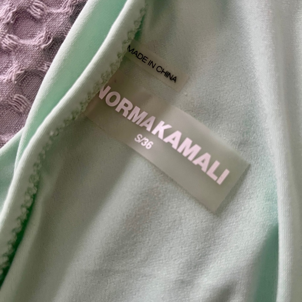 Norma Kamali Diana Dress in Seafoam Green - Picture 6 of 9